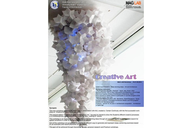 Creative art in architecture2 workshop at AIU