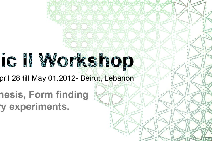 Topologic workshop - Beirut/Lebanon