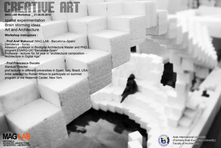ورشة الفنون الإبداعية الرابعة في الهندسة المعمارية في الجامعة العربية الدولية