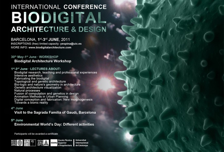 Biodigital-Genetic architecture - International conference
