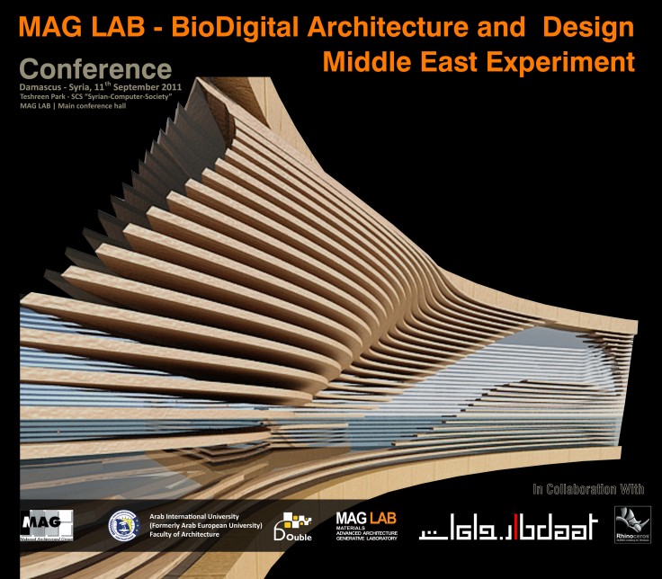 Biodigital Architecture and Parametric Design conference - Middle East 